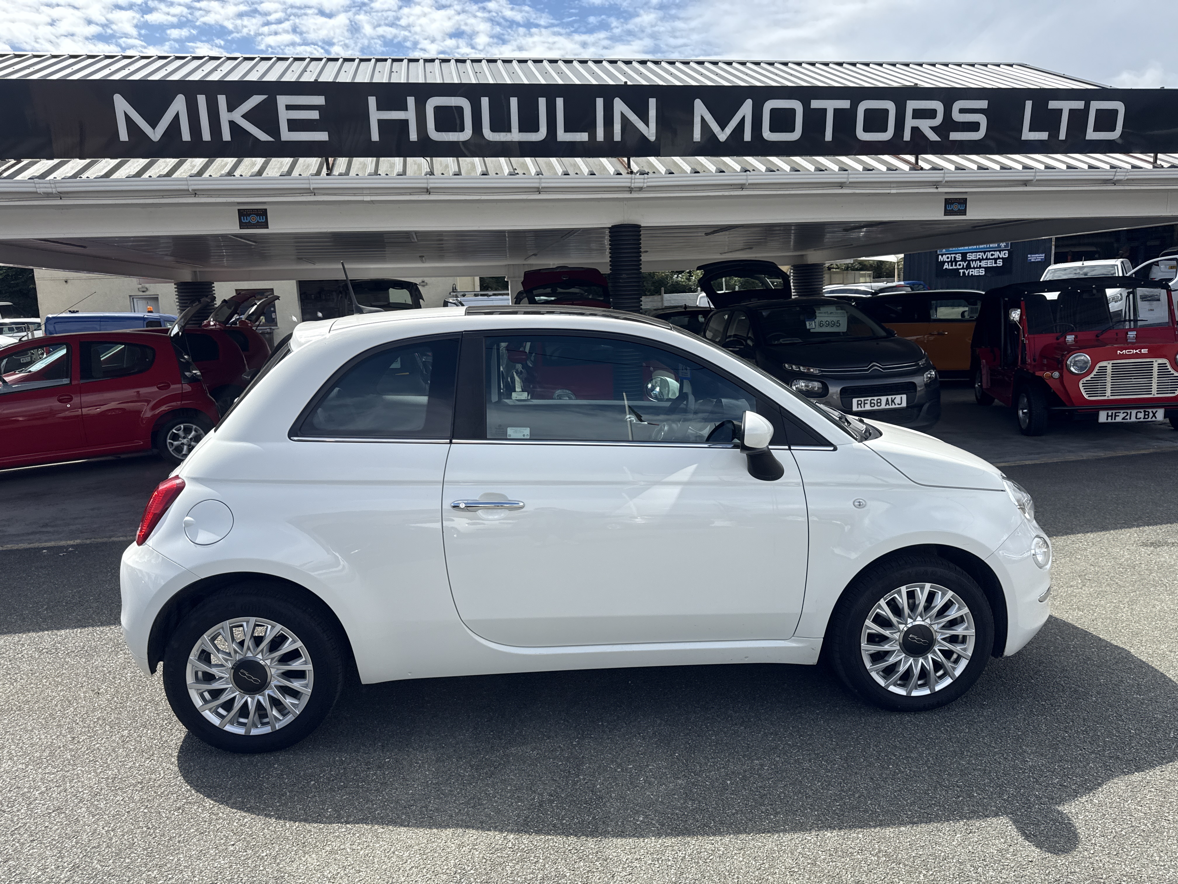 Fiat 500 MHEV for sale at Mike Howlin Motor Sales Pembrokeshire