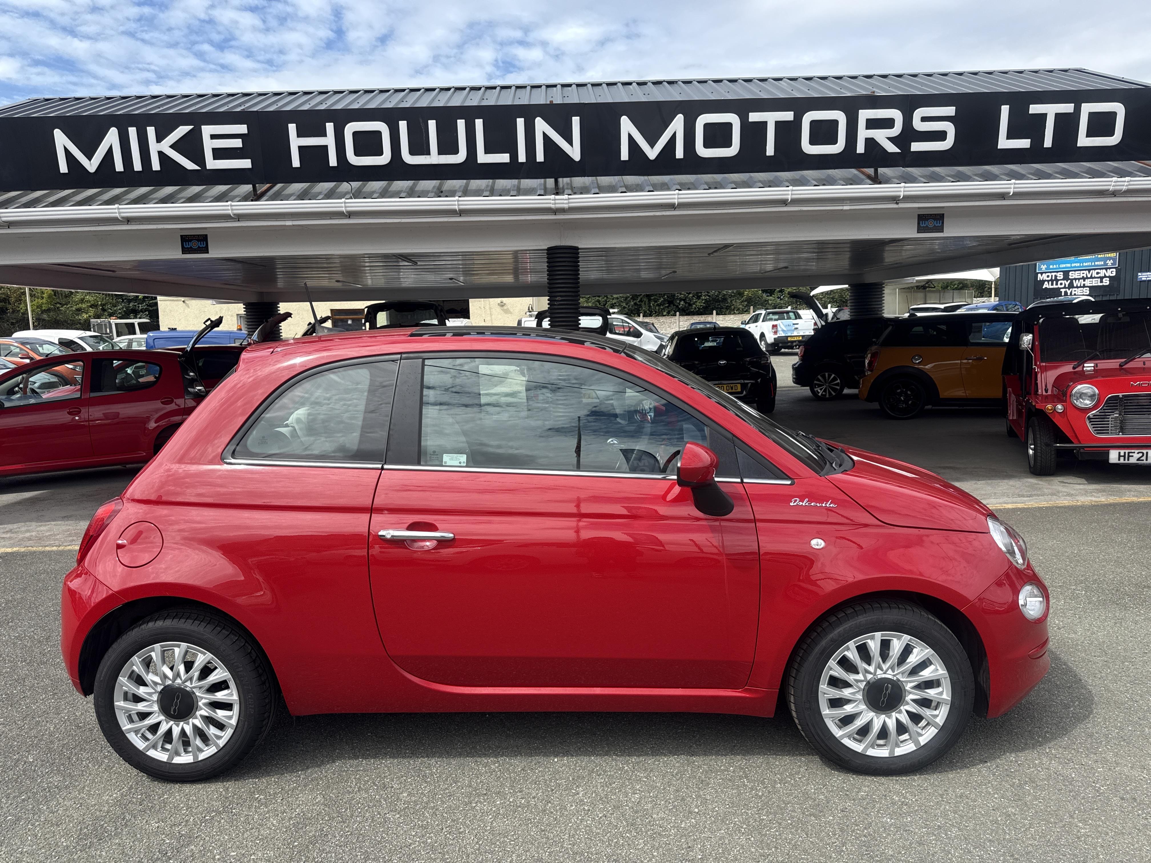 Fiat 500 DOLCEVITA MHEV for sale at Mike Howlin Motor Sales Pembrokeshire