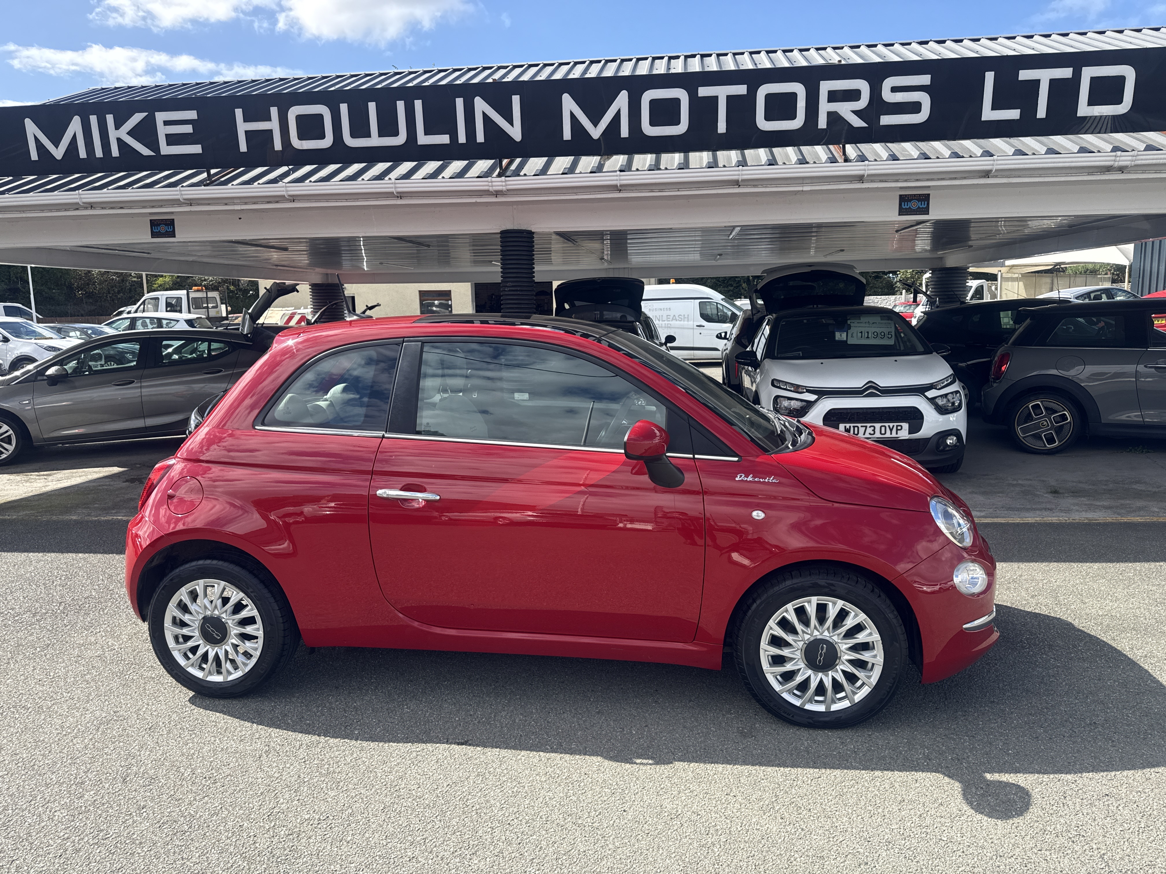 Fiat 500 DOLCEVITA HYBRID for sale at Mike Howlin Motor Sales Pembrokeshire