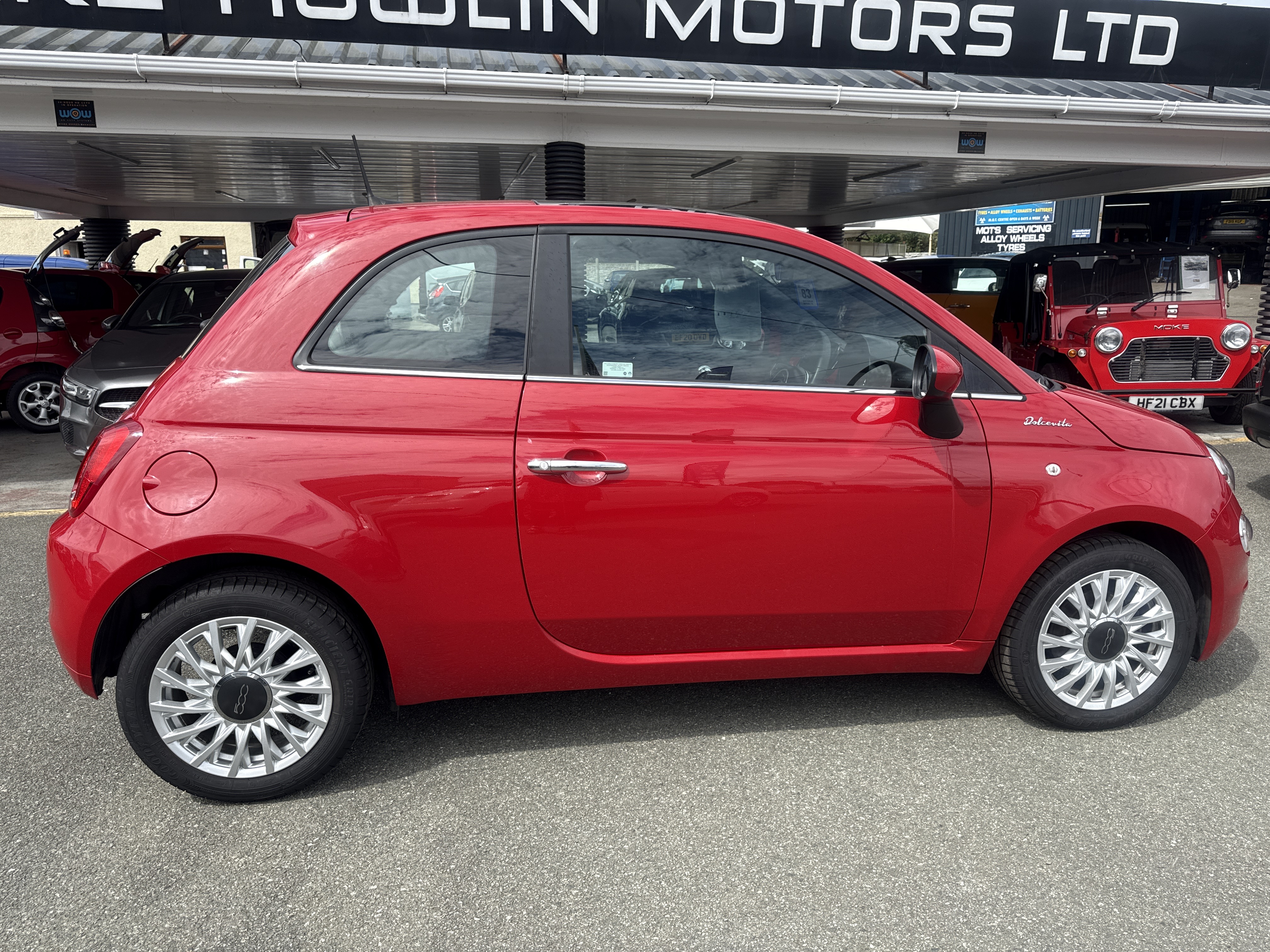 Fiat 500 DOLCEVITA MHEV for sale at Mike Howlin Motor Sales Pembrokeshire