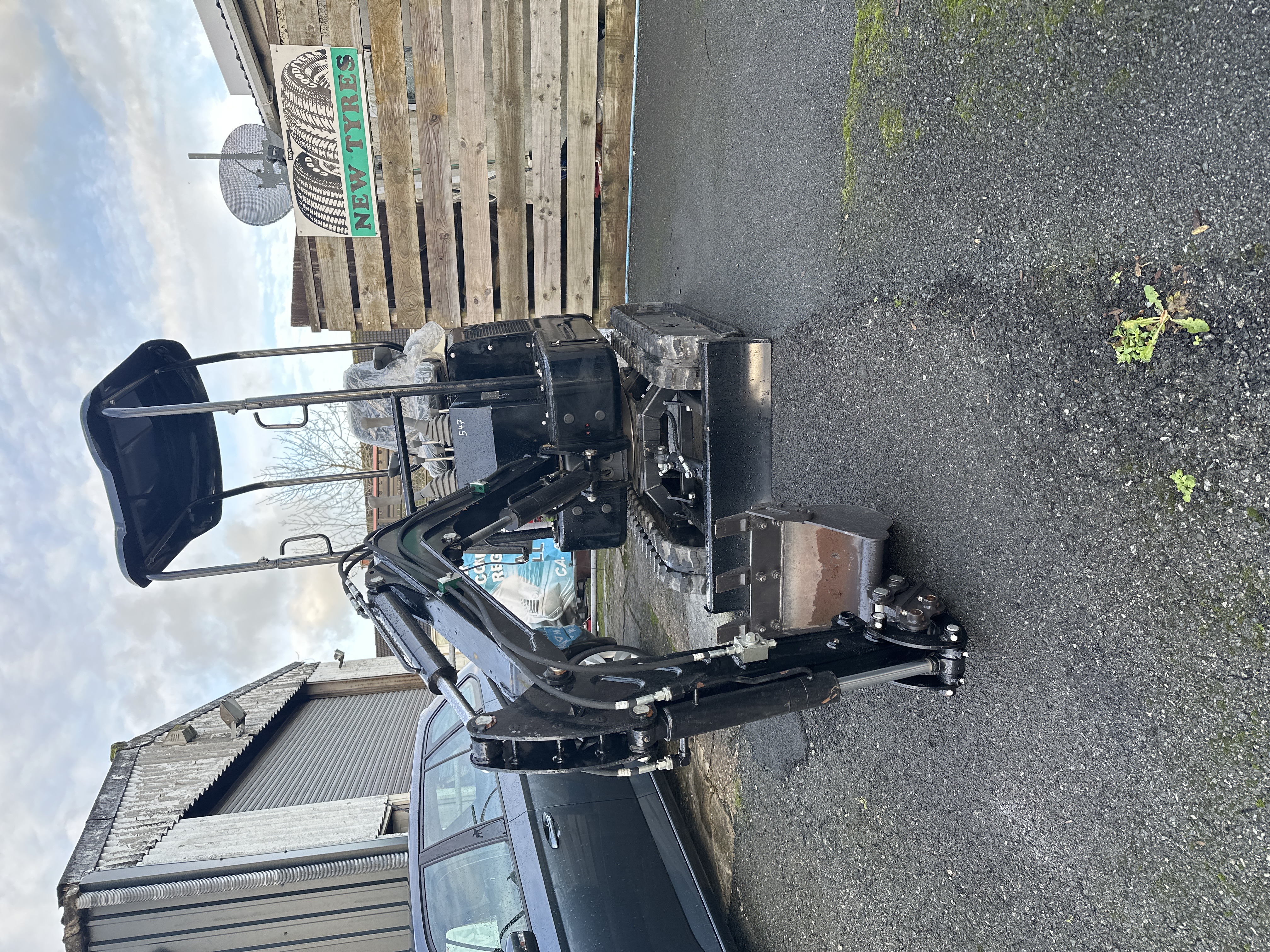  HARDLIFE XN12 MINI EXCAVATOR  for sale at Mike Howlin Motor Sales Pembrokeshire