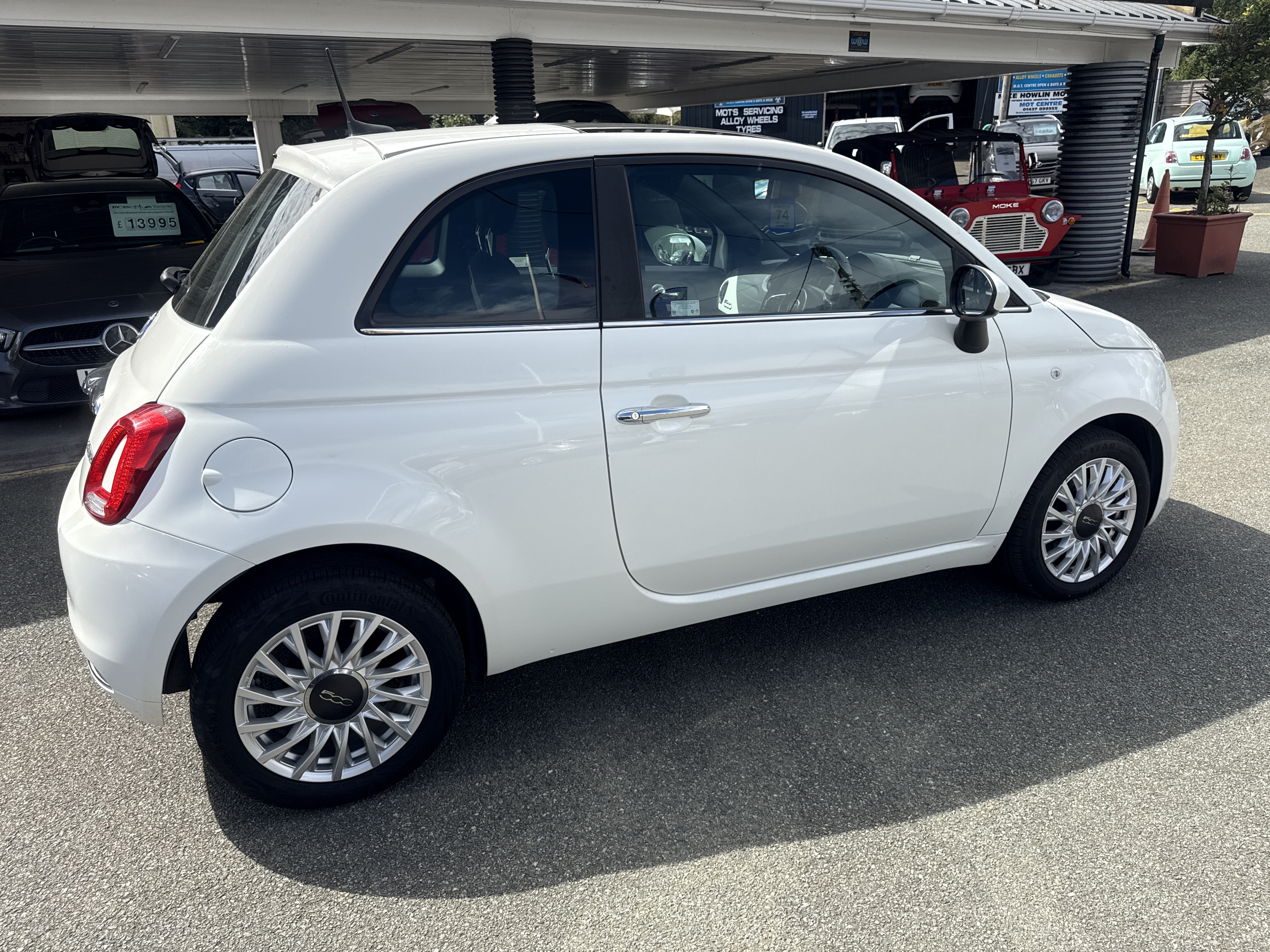 Fiat 500 MHEV for sale at Mike Howlin Motor Sales Pembrokeshire