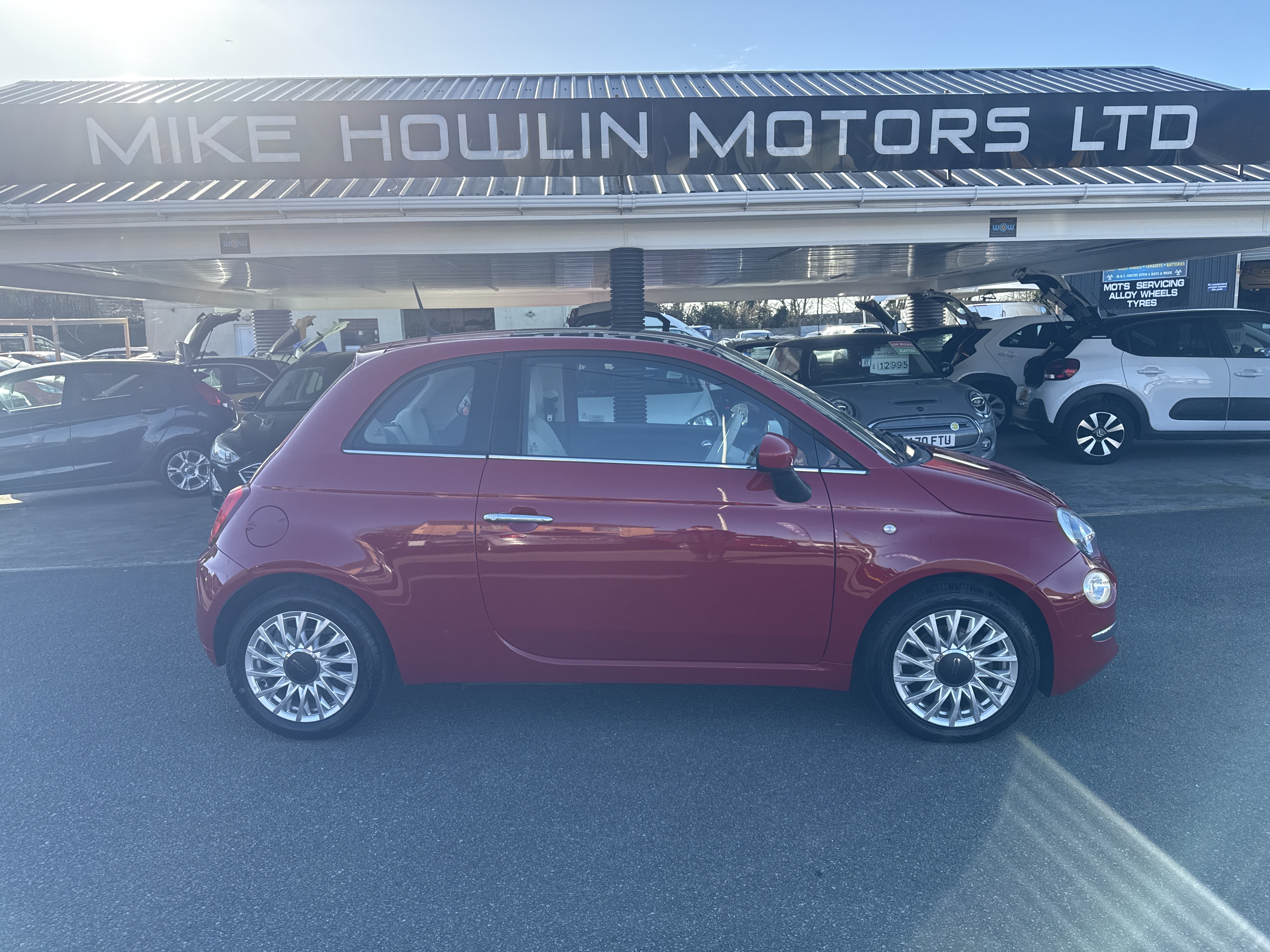 Fiat 500 LOUNGE for sale at Mike Howlin Motor Sales Pembrokeshire